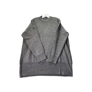NWT Torrid Relaxed Fit Ultra Soft Plush Drop Shoulder Gray Tunic Sweater Sz 1X‎
